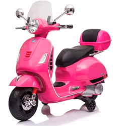 Vespa Elettrica per Bambini GT 6V - 3 a 6 anni - con Lettore MP3 - Rosa