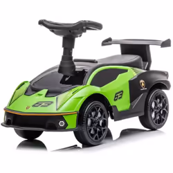 Primi Passi Lamborghini Cavalcabile - 1 a 3 anni - con Corno - Verde