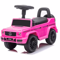 Primi Passi Mercedes G350 Cavalcabile - 1 a 3 anni - con Corno - Rosa