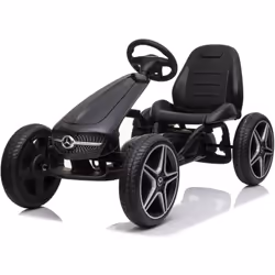 Go Kart per Bambini Mercedes - 3 a 7 anni - Ruote in EVA - Nero