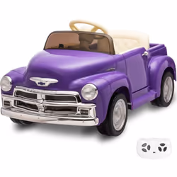 Chevrolet 3100 Elettrica per Bambini 12V - 1 a 6 anni - con Telecomando - Viola