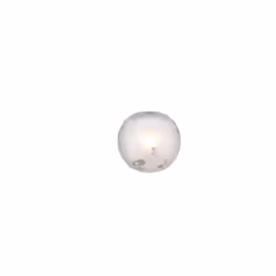 Massive Lampada da tavolo 432225610, Argento, Vetro, Sintetico, Camera da letto, Soggiorno, IP20, II, E14
