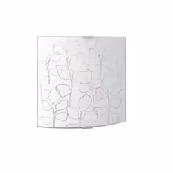 Massive Lampada da parete 332736810, Superficie, Rettangolo, 1 lampadina(e), E27, IP20, Argento, Bianco