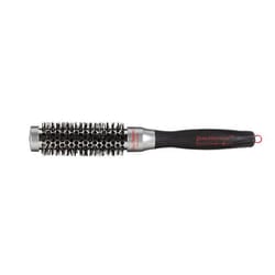 Olivia Garden ProThermal T-25 Adulto Spazzola per capelli tonda Argento, Nero 1 pz