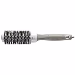 Olivia Garden Ceramic+ion Thermal, Universale, Spazzola per capelli tonda, Grigio, Bianco, Monocromatico, Nylon, 3,5 cm