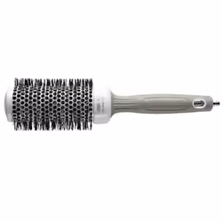 Olivia Garden Ceramic+ion Thermal, Universale, Spazzola per capelli tonda, Grigio, Bianco, Monocromatico, Nylon, 4,5 cm