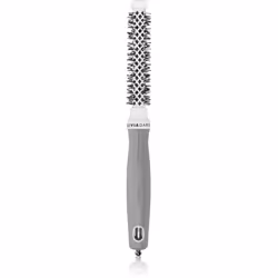La spazzola rotonda per capelli Olivia Garden Expert Shine Wavy Bristles White&Grey è perfetta per modellare i capelli durant ...
