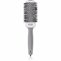 La spazzola rotonda per capelli Olivia Garden Expert Shine Wavy Bristles White&Grey è perfetta per modellare i capelli durant ...