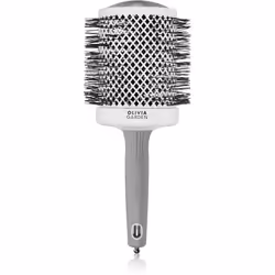 La spazzola rotonda per capelli Olivia Garden Expert Shine Wavy Bristles White&Grey è perfetta per modellare i capelli durant ...