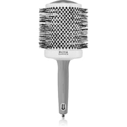 Olivia Garden Expert Shine Wavy Bristles White&amp;Grey průměr 80 mm 1 pz