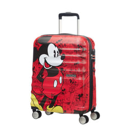 American Tourister Wavebreaker Disney Ruote girevoli Nero, Rosso 36 L Acrilonitrile butadiene stirene (ABS)