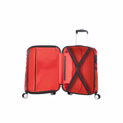 American Tourister Wavebreaker Disney Ruote girevoli Nero, Rosso 36 L Acrilonitrile butadiene stirene (ABS)