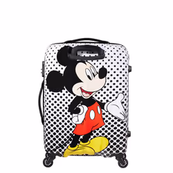American Tourister 64479-7483 bagaglio Trolley Multicolore 52 L Acrilonitrile butadiene stirene (ABS), Policarbonato