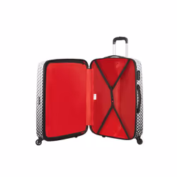 American Tourister 64480-7483 bagaglio Trolley Multicolore 88 L Acrilonitrile butadiene stirene (ABS), Policarbonato