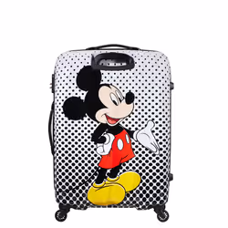 American Tourister 64480-7483 bagaglio Trolley Multicolore 88 L Acrilonitrile butadiene stirene (ABS), Policarbonato