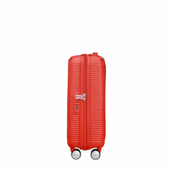American Tourister Spinner Expandable Trolley Guscio rigido Rosso 65,5 L Acrilonitrile butadiene stirene (ABS) - Vista aggiuntiva 8