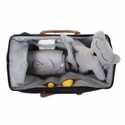 Childhome CWMBBBLGO coprigambe da trasporto per bambini Borsa organizer Nylon, Poliestere Nero, Oro - Vista aggiuntiva 7