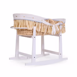 Childhome RSMBWH2 parte del letto del bambino Letto a dondolo Bianco Legno - Vista aggiuntiva 8