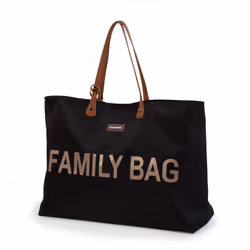 Childhome Family Bag Nursery Bag Nylon Nero, Marrone Donna Borsa a mano - Vista aggiuntiva 4