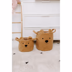 Childhome CCBTB30 scatola di conservazione Cesto portaoggetti Quadrato Poliestere Marrone - Vista aggiuntiva 7