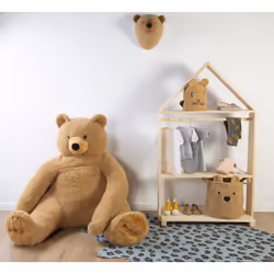Childhome CCBTB30 scatola di conservazione Cesto portaoggetti Quadrato Poliestere Marrone - Vista aggiuntiva 8