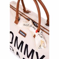 Childhome Mommy Bag Borsa a mano Nero, Marrone, Bianco Nylon, Poliestere - Vista aggiuntiva 5