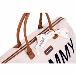 Childhome Mommy Bag Borsa a mano Nero, Marrone, Bianco Nylon, Poliestere - Vista aggiuntiva 6