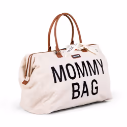 Childhome Mommy Bag Borsa a mano Nero, Marrone, Bianco Nylon, Poliestere - Vista aggiuntiva 7