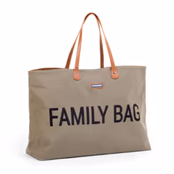 Childhome CWFBKA borsa portapannolino Borsa tote Cachi Cotone, PU pelle, Poliestere - Vista aggiuntiva 4