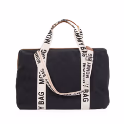 Childhome Mommy Bag Borsa tote Nero Cotone, Ecopelle, Nylon, Poliestere