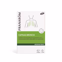 Pranarom Aromaforce è un prodotto utile per evitare la formazione di nuove infiammazioni e infezioni ai bronchi e dare sollie ...