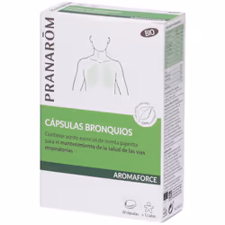 Pranarom Aromaforce Integratore per Bronchi 30 Capsule