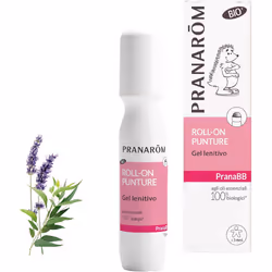 Pranarom Roll-On Dopo Puntura, con oli essenziali 100% biologici, offre sollievo immediato per i bambini 3+ mesi. Sicuro in g ...