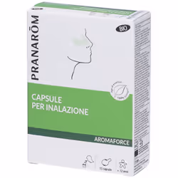 Pranarom Aforce Capsule Inalazione Bio Decongestionante Nasale 15 Pezzi