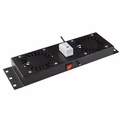 LOGON RAF115BL, Pannello per ventola, Nero, 2 ventola(e), 280 m³/h, 1 pz