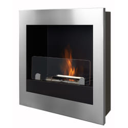 Tecno Air System Asolo Camino montabile a parete Bioetanolo Acciaio inox