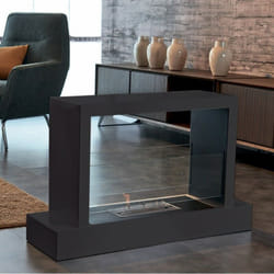 Tecno Air System - Biocamino da Pavimento Roma 2500W Nero