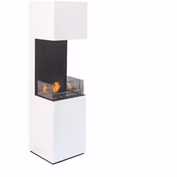 Biocamino da pavimento Ruby modello Livigno bianco.Biocamino da pavimento con potenza 2,5 kW ideale per riscaldare i tuoi amb ...