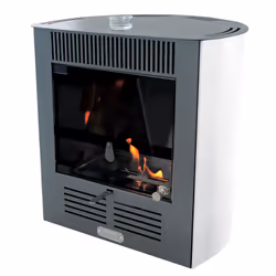 Tecno Air System Stufa A Bioetanolo Ruby Smart Vent.Bianca 2017, Libera installazione, Bianco, 1,5 L, EN16647:2016, Bioetanol ...