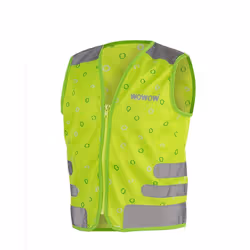 Wowow Nutty, Giacca, Riflettente, Verde, Bambini, M, CE EN1150