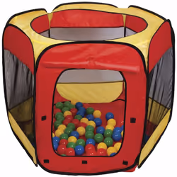 Tenda per palline con 100 palline incluse - Dimensioni: 100 x 75 x 56 cm Tenda per le palline con 100 palline incluse Questa  ...