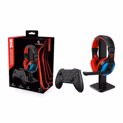 EgoGear SBP30-NS-BK periferica di gioco Nero, Blu, Rosso Bluetooth Gamepad + cuffie Digitale Nintendo Switch OLED, PC, Playstation 3 - Vista aggiuntiva 5