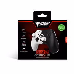 Dragonshock PopTop Compact Nero, Bianco Bluetooth Gamepad Nintendo Switch - Vista aggiuntiva 5