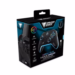 Dragonshock Aurora Plus Nero Bluetooth/RF/USB Gamepad Analogico/Digitale Android, PC, Playstation 3, iOS - Vista aggiuntiva 8