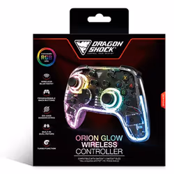 Dragonshock Orion Glow Nero Bluetooth Gamepad Analogico/Digitale Nintendo Switch - Vista aggiuntiva 5