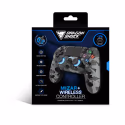 Dragonshock Mizar+ Nero, Grigio, Mimetico Bluetooth Gamepad Analogico/Digitale PC, PlayStation 4, Android - Vista aggiuntiva 6