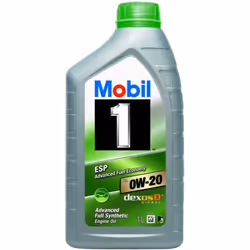 Olio motore; MOBIL; 1 ESP x2; 0W-20 1 Olio sintetico; per TOYOTA, SUZUKI, MERCEDES-BENZ, SEAT, VOLKSWAGEN; 2015101010K7
