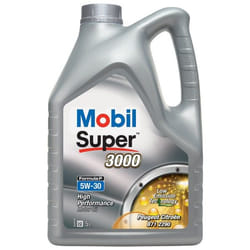 Mobil Super 3000 Formula P 0W-30 5l Olio motore 153779 FIAT: Panda II Hatchback, Panda III Hatchback, Grande Punto Hatchback, PEUGEOT: 208 I Hatchback
