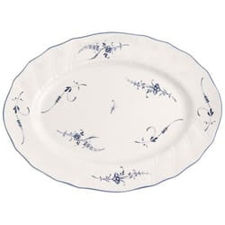 Villeroy & Boch 1023412920 piatto da portata Porcellana Blu, Bianco Ovale