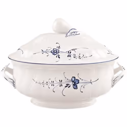 Villeroy & Boch 1023412360, Ciotola da portata, Porcellana, Blu, Bianco, Rotondo, 2,7 L, 1,79 kg